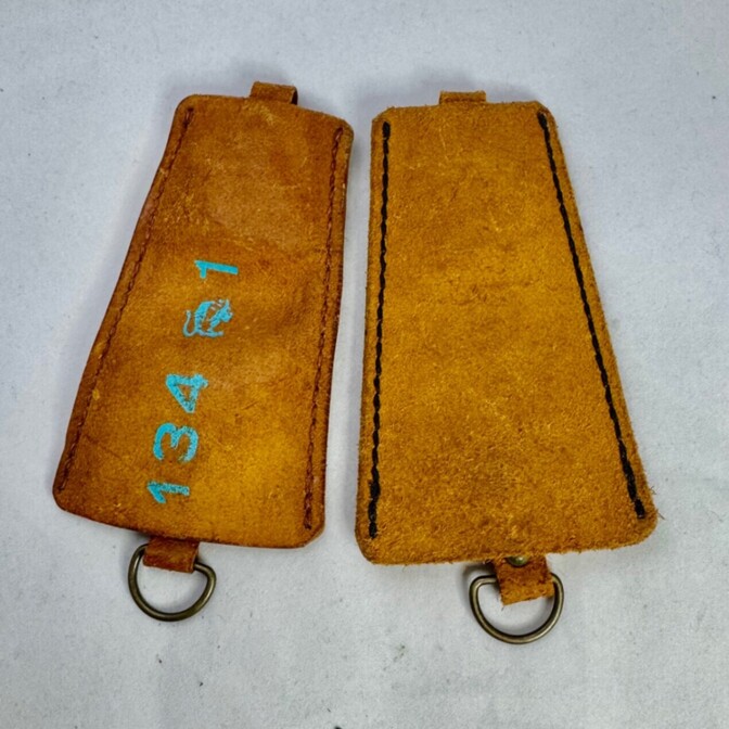 床革で作るしまえるキーケース2個セット