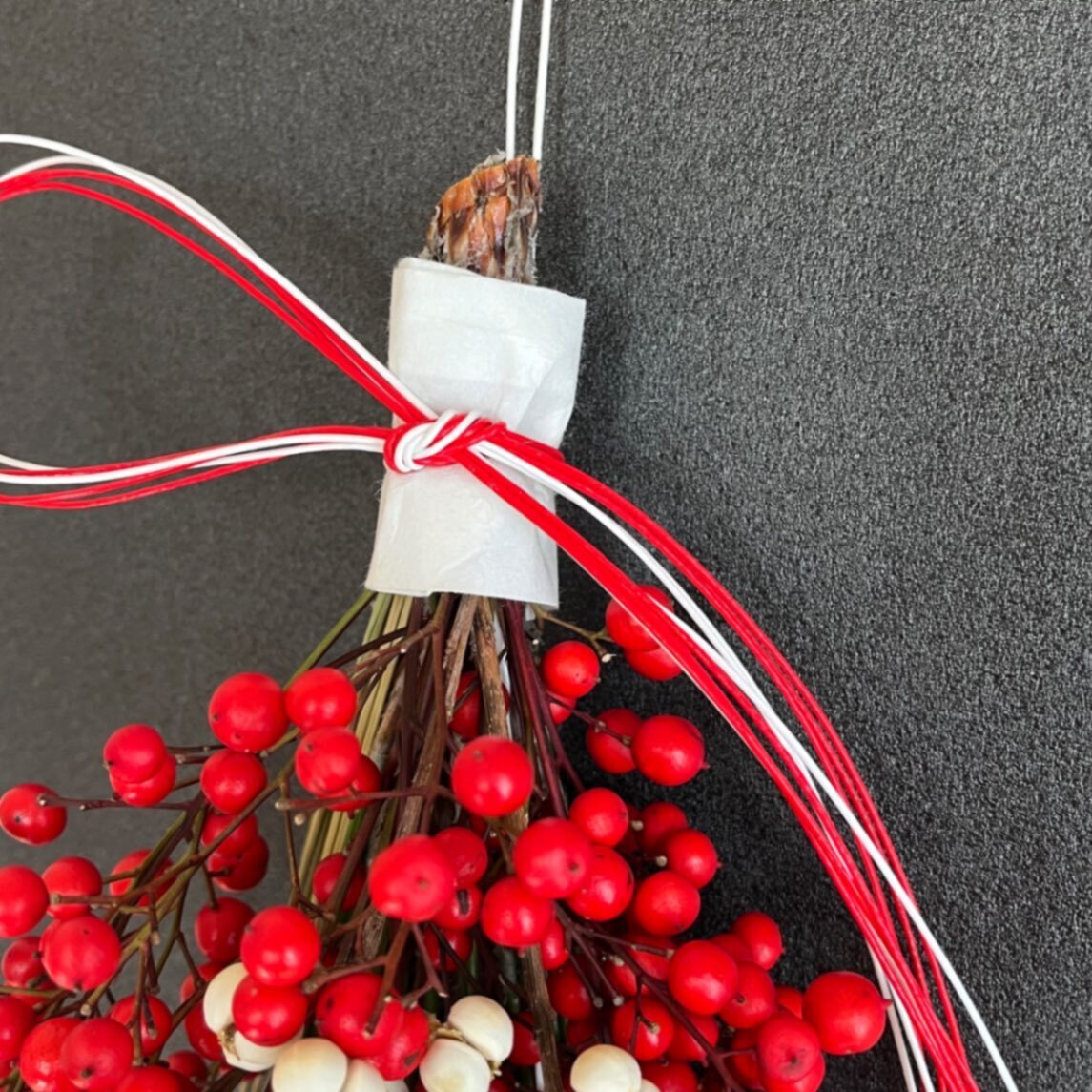 ハンドメイド】2026 縁起物 大王松 南天 ひょうたん お正月飾り｜リベ