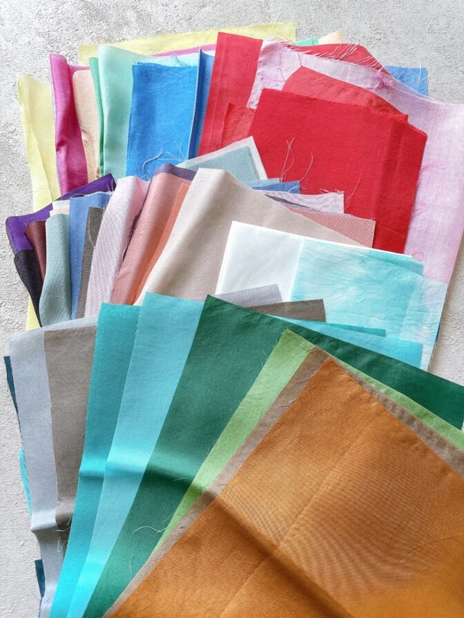 着物　ハギレ　つまみ細工