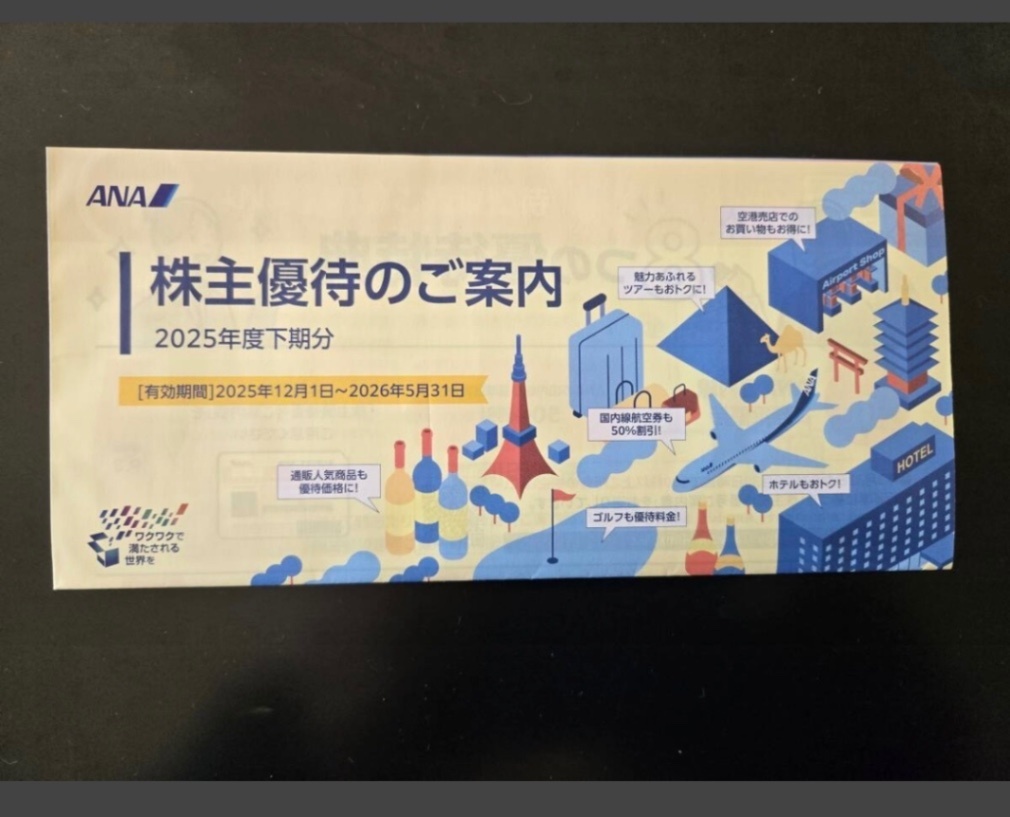 6枚　ANA優待割引券　優待券冊子1冊 最新 ANA株主優待券6枚＋株主優待冊子｜リベシティフリーマーケット