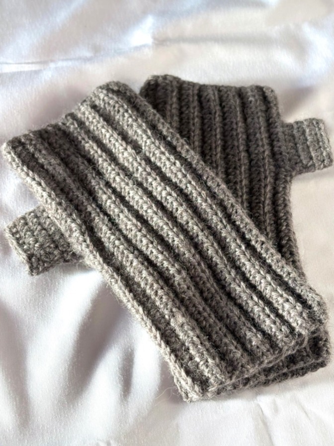 【ハンドメイド】ベビーアルパカ使用 ハンドウォーマー