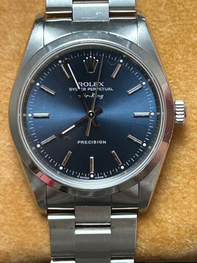 【値下げ交渉可能】ロレックス エアキング Ref.14000 ブルーダイヤル