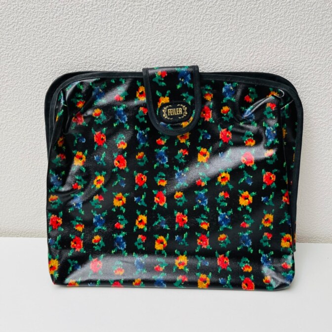 フェイラー FEILER トラベルポーチ マルチケース 花柄 ナイロンポーチ
