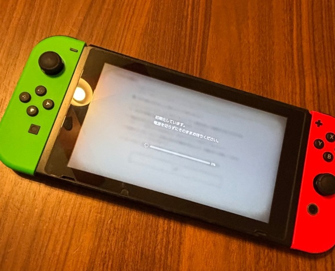 Nintendo修理済みSwitch本体
