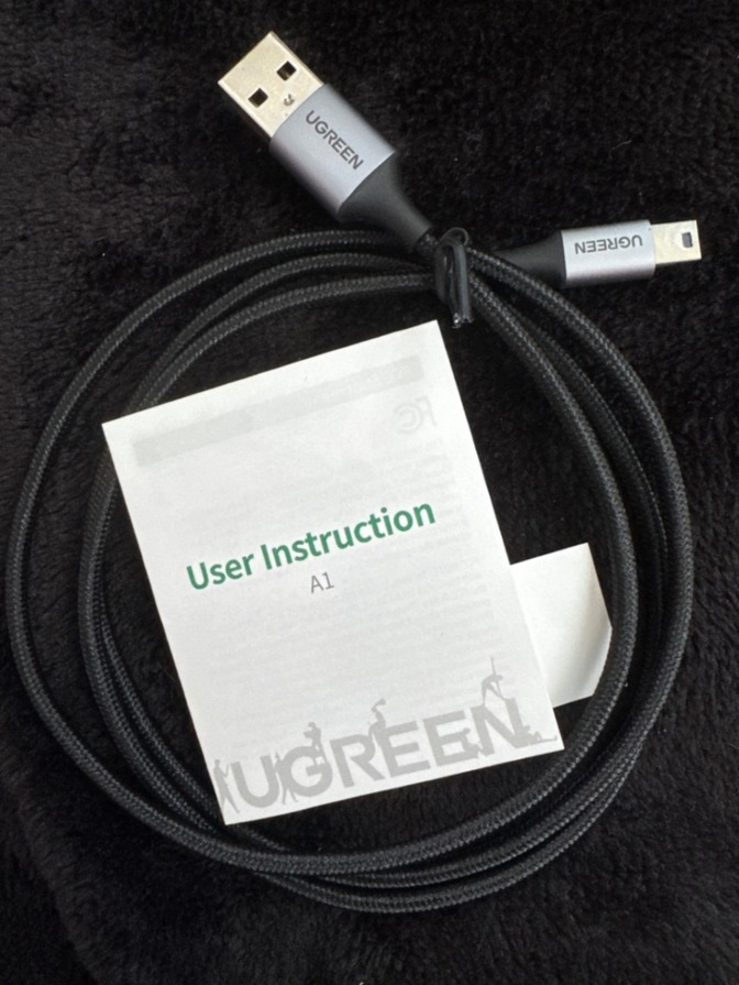 UGREEN USBーA to  Mini  USB ケーブル　1m 新品