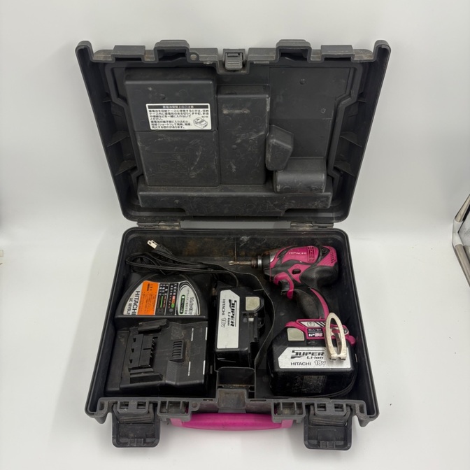 【DIY大家さん必見】18V 電動インパクトドライバー　HITACHI WH18DBAL2 