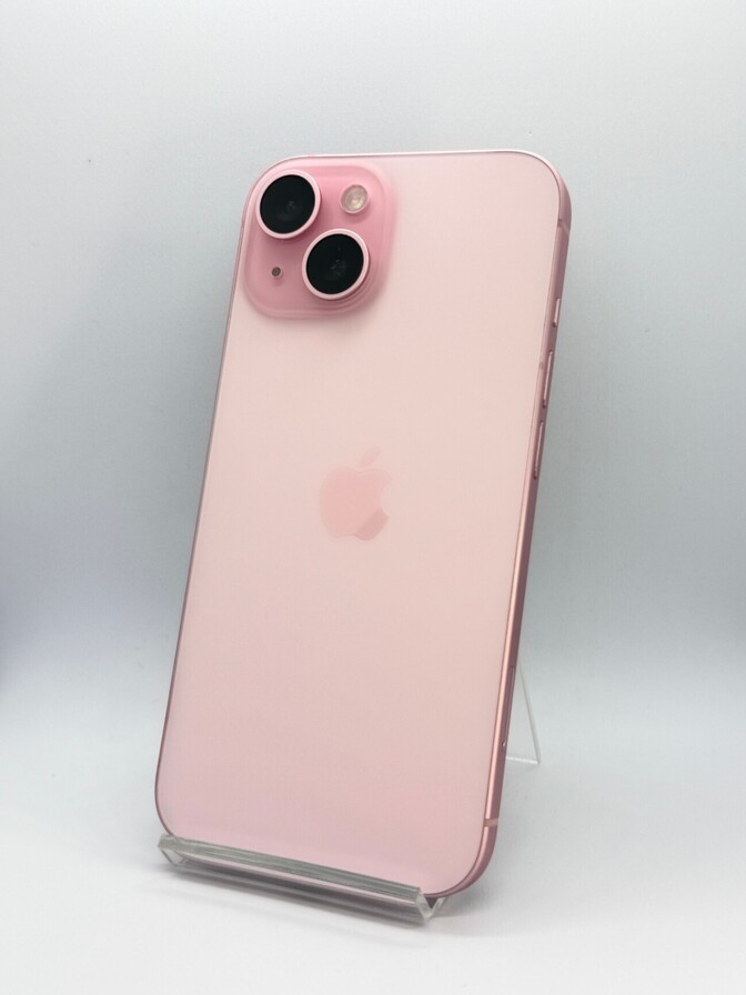 【BT85%】 iPhone 15 ピンク 128GB DOCOMO SIMロック解除済み #83