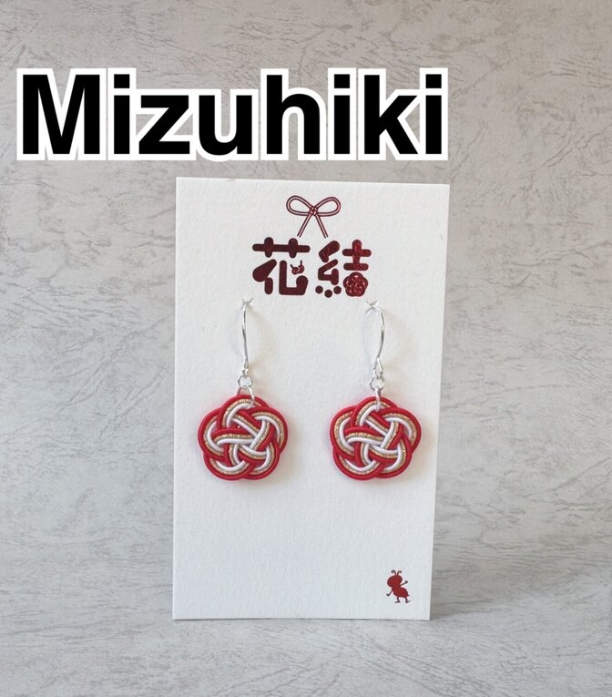 【赤×金×白】推しカラーで応援！軽くて痛くない水引アクセ