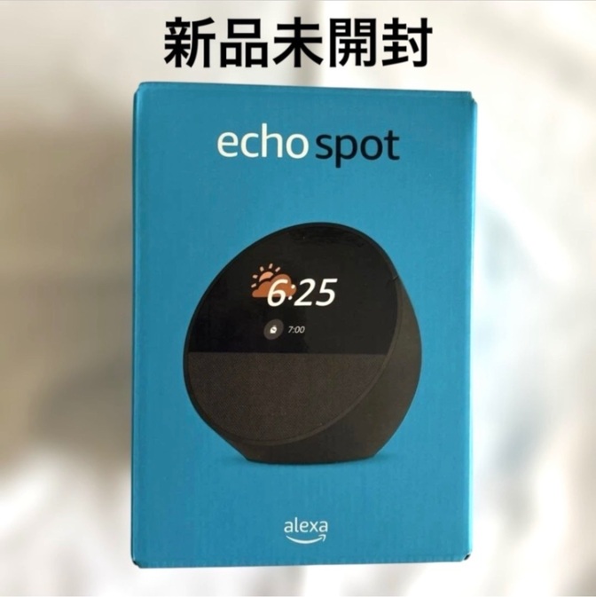 【♡新品♡】アレクサ　エコースポット　ブラック　echo spot　2024年