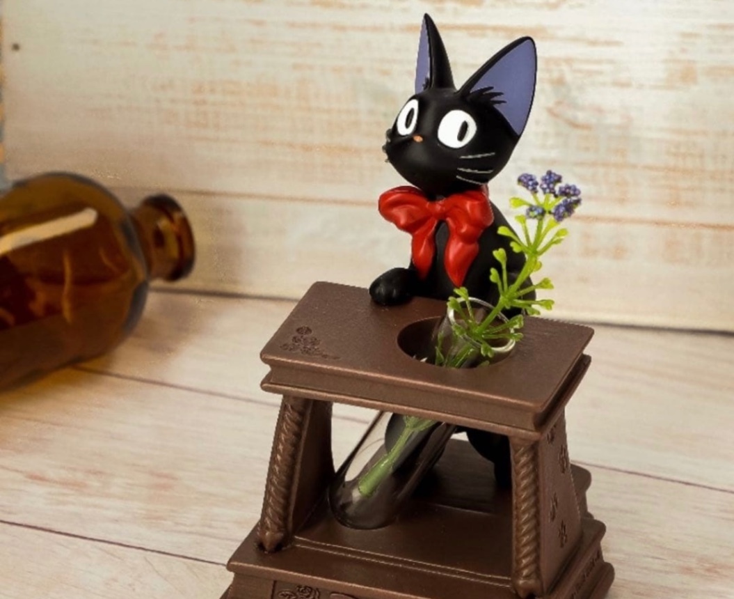 コキリの試験管 一輪挿し ジブリ 魔女の宅急便 ジジ 置物｜リベシティ