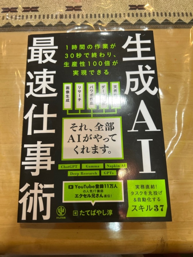 生成AI最速仕事術
それ、全部AIがやってくれます。