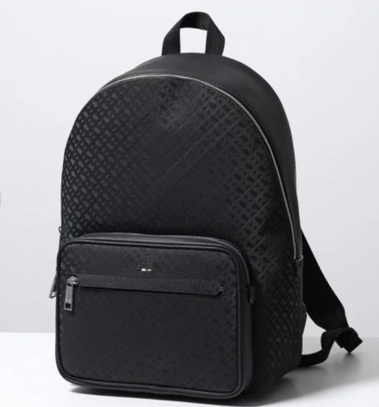 【新品未使用　タグ付き】 HUGO BOSSバックパック　ブラック