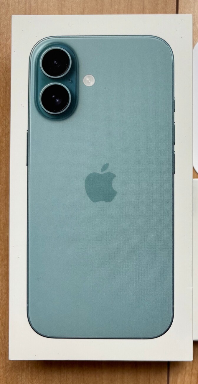 iPhone 16 128GB ティール SIMフリー APPLEストア購入 新品