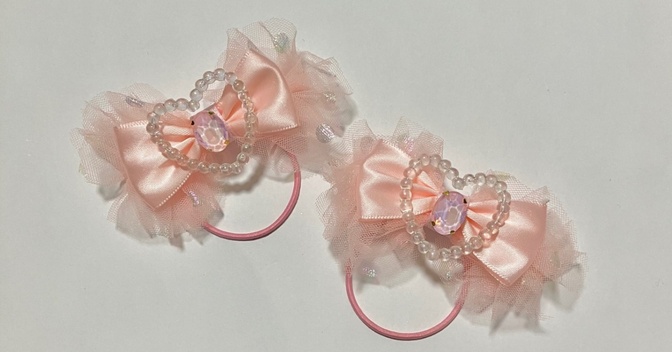 ドリーミー・フリル・ラブリボン　２個セット