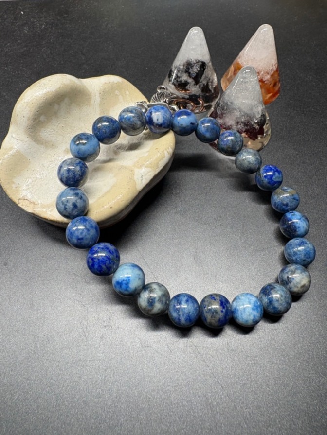 天然石 パワーストーン　ブレスレット　ラピスラズリ　8㎜ 3006