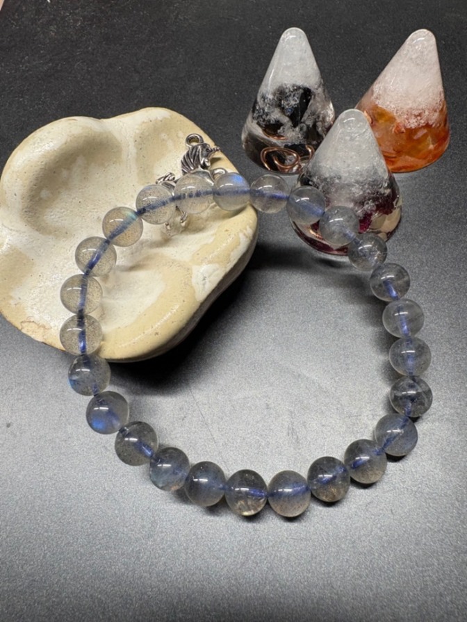 天然石 パワーストーン　ブレスレット　ラブラドライト 3015