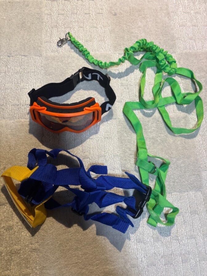 お得！ゴーグルと子供用ハーネスセット

