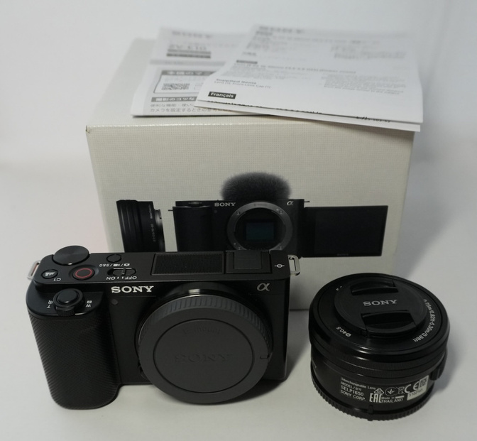 SONY ZV-E10 箱説付 レンズセット E PZ 16-50mm F3.5-5.6 OSS