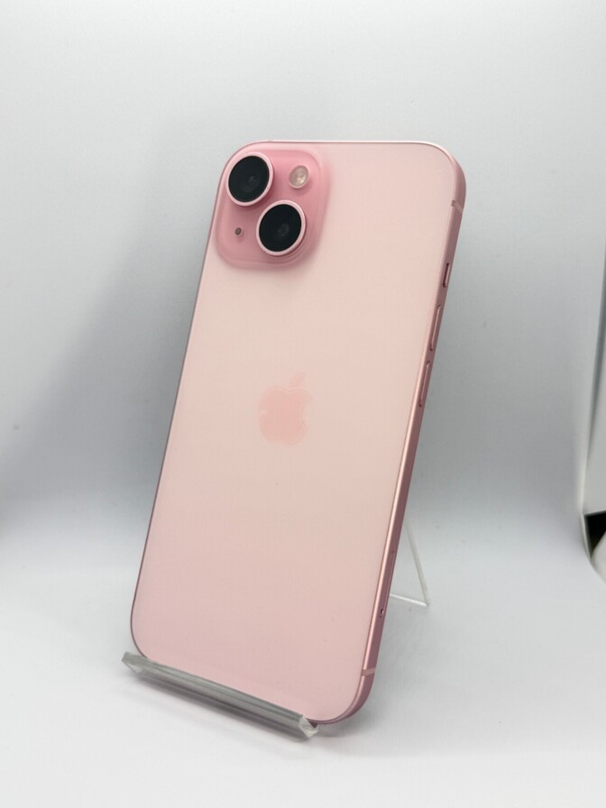 【BT87%】 iPhone 15 ピンク 128GB AUA SIMロック解除済み #95
