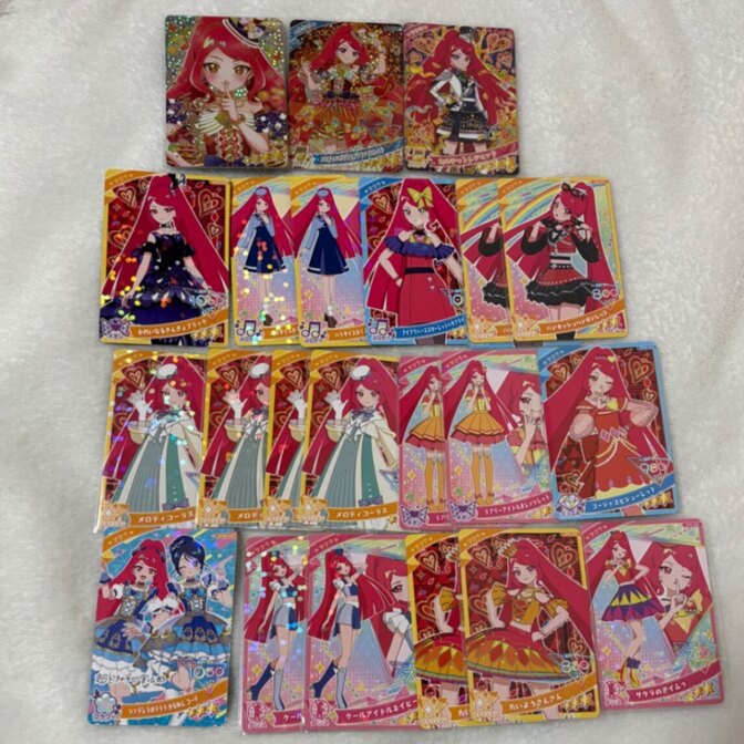 ひみつのアイプリ サクラ 23枚セット サインカード入り