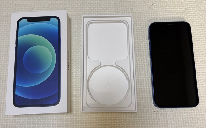 iPhone12 mini 128GB ブルー 箱あり 本体 サブ機向け