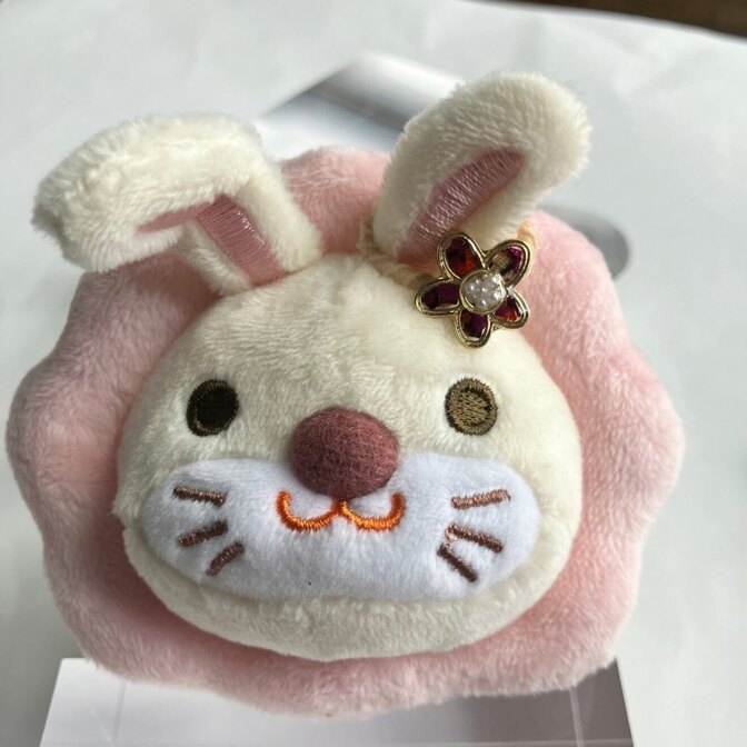 【ハンドメイド】アフリカ布のミニヘアゴム🦁　お花🏵️とクマ🧸の2点セット
何度でも使える◎ 