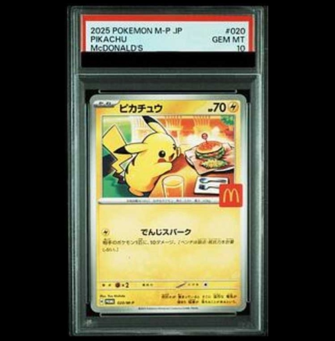 ピカチュウ　マクドナルド　PSA10