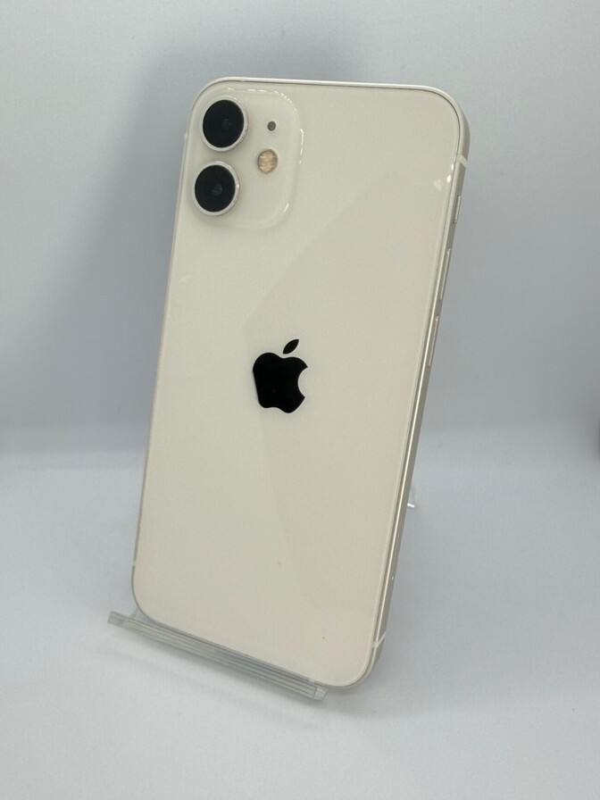 【BT100%】iPhone 12 mini 64GB ホワイト AU SIMロック解除済み 119
