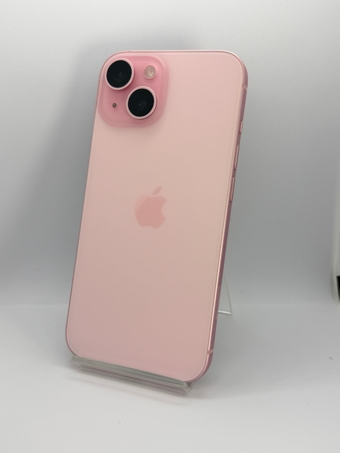 【BT84%】iPhone 15 256GB ピンク AU SIMロック解除済み #120