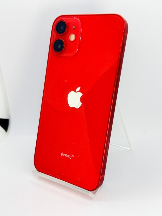 【BT100%】iPhone 12 mini 128GB レッド AU SIMロック解除済 #124
