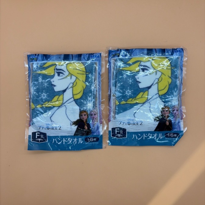 【新品未使用】Disney アナと雪の女王 2 ハンドタオル 2枚セット