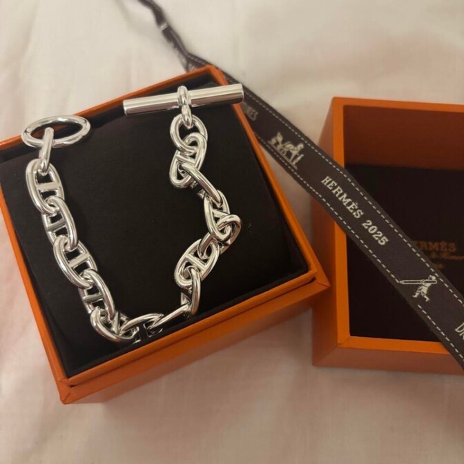 【新品未使用】シェーヌダンクルブレスレットMM14