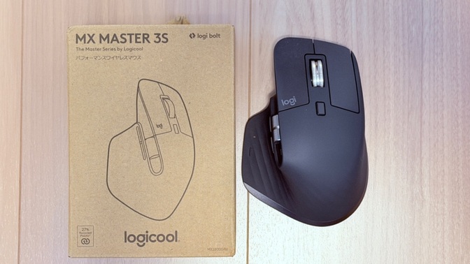 Logicool（ロジクール）高性能ワイヤレスマウス
【MX MASTER 3S】