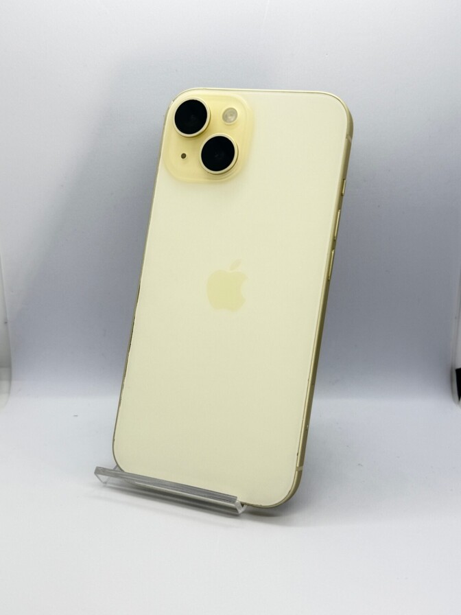 【BT100%】iPhone 15 128GB イエロー DOCOMO SIMロック解除済 #132
