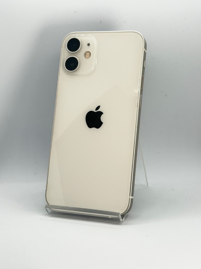 【BT100%】iPhone 12 mini 64GB ホワイト AU SIMロック解除済 #138