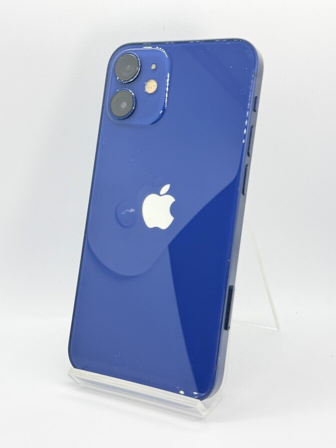 【BT100%】iPhone 12 mini 128GB ブルー DOCOMO SIMフリー#144