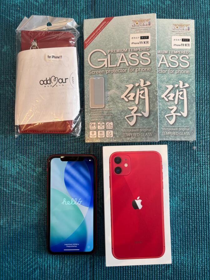 【美品｜海外仕様】iPhone11 128GB プロダクトレッド コンプリートセット