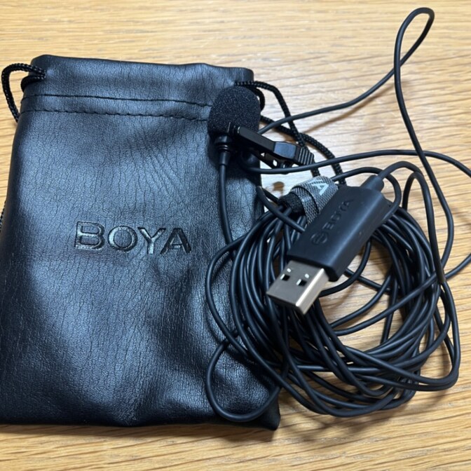 BOYA BY-LM40　ピンマイク　USB-A