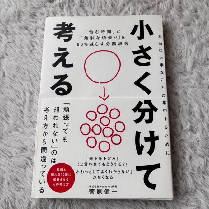 小さく分けて考える
菅原健一
