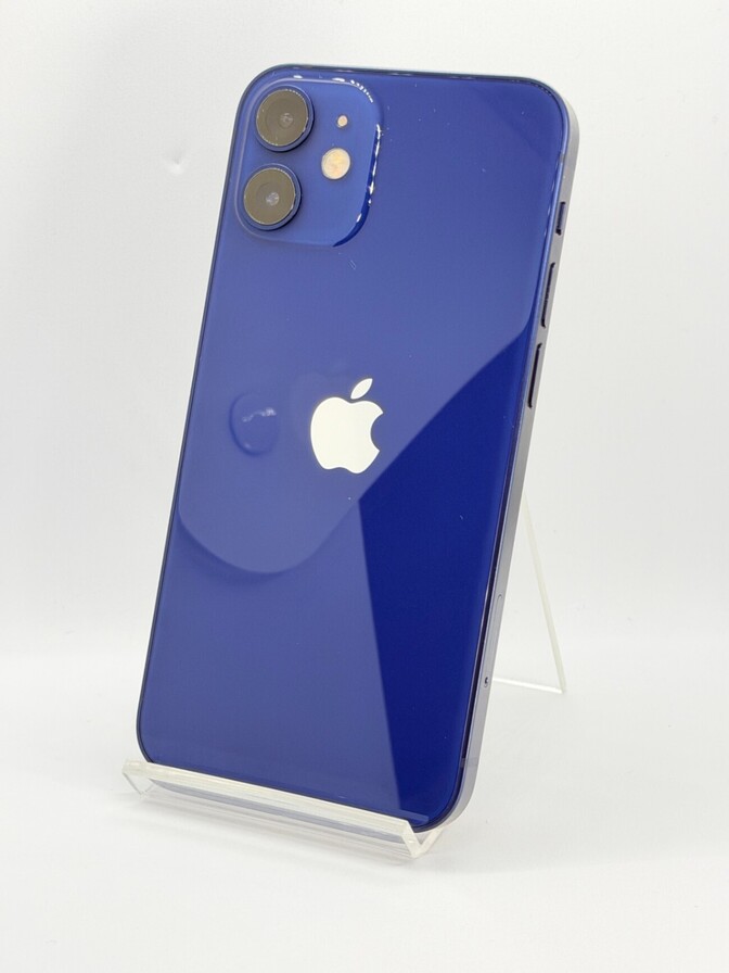 【BT100%】iPhone 12 mini 64GB ブルー SIMロック解除済 #183