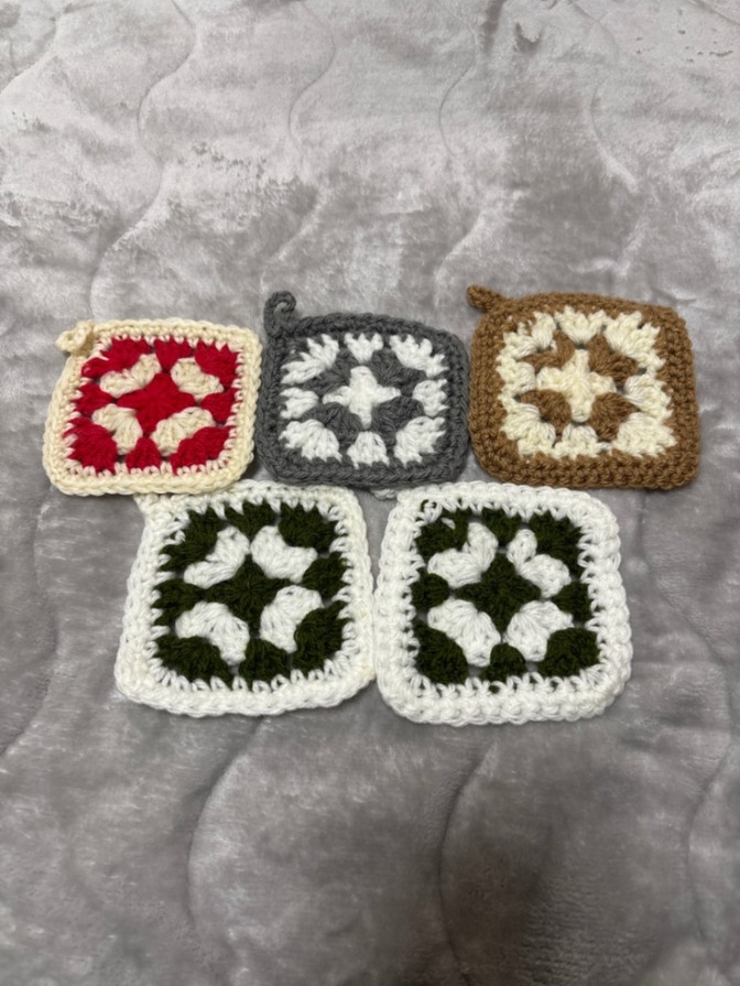 【ハンドメイド】エコたわし キッチン雑貨 水回り 掃除グッズ ホワイト ブラックミックス10枚