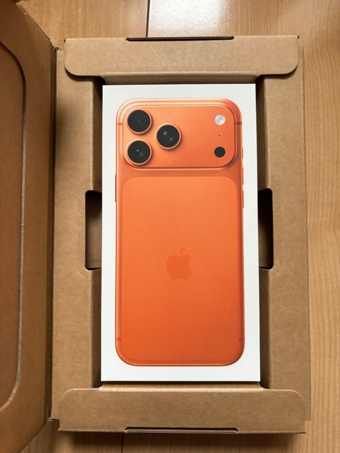 iPhone ProMax 256Gb オレンジ SIMフリー APPLEストア購入　新品未開封