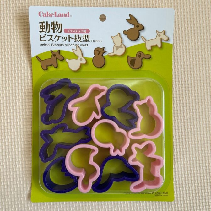 CakeLand 動物 ビスケット抜型 10個セット 日本製 クッキー型 抜き型 クッキー型抜き 
