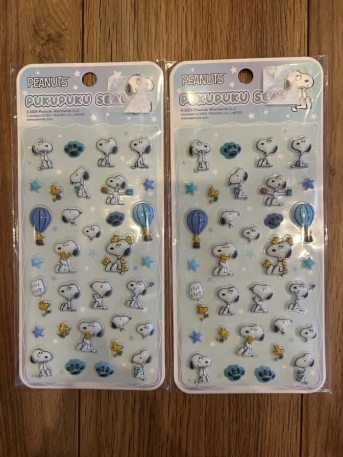 【大流行】入手困難　スヌーピー　ぷくぷくシール