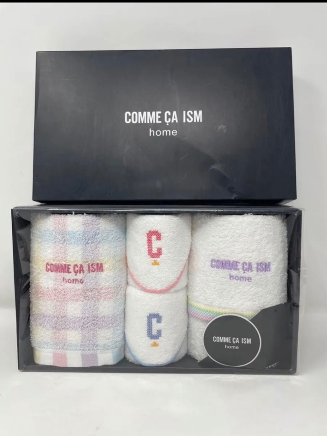 新品　コムサ イズム home タオルセット 未使用 箱入り ギフト 綿100 箱無しはお値引き