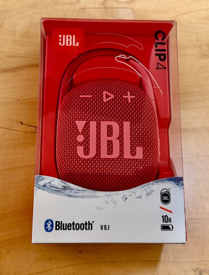 防水スピーカー　JBL CLIP 4 Bluetooth USB C充電