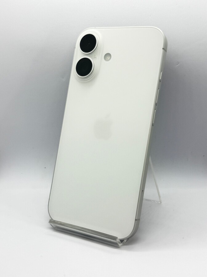 【訳あり/充電1回/BT100%】iPhone 16 128GB ホワイトSIMフリー #199