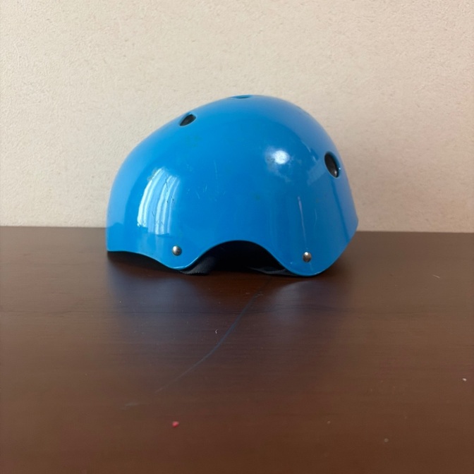 子ども用青いヘルメット Mサイズ