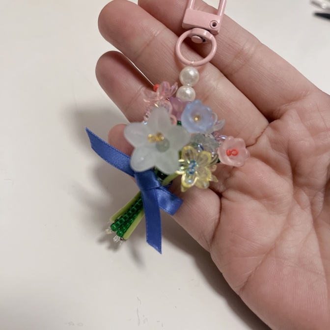 ブーケチャーム/ビーズの花束