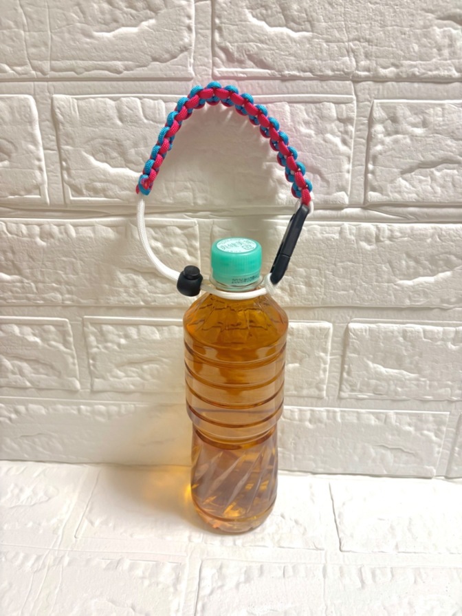 【ハンドメイド】パラコード ボトルホルダー ドリンクホルダー／ペットボトルホルダー